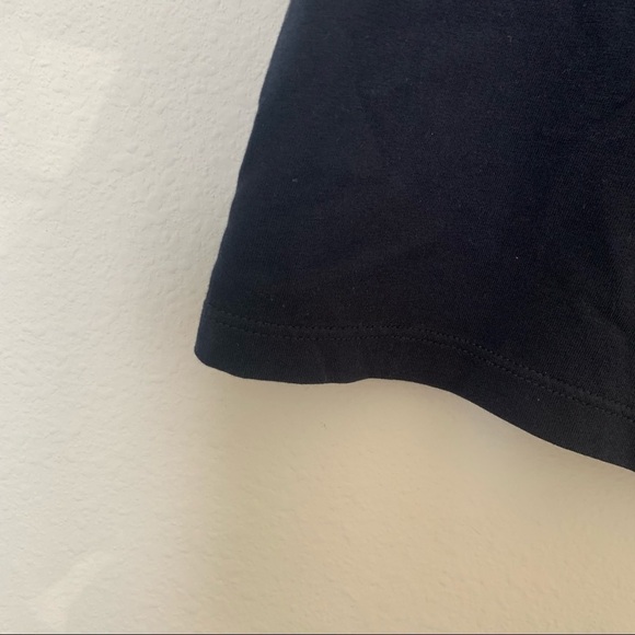 NWT Anthropologie Saturdays origami T-shirt top XSmall blue short sleeves tee - Picture 4 of 7